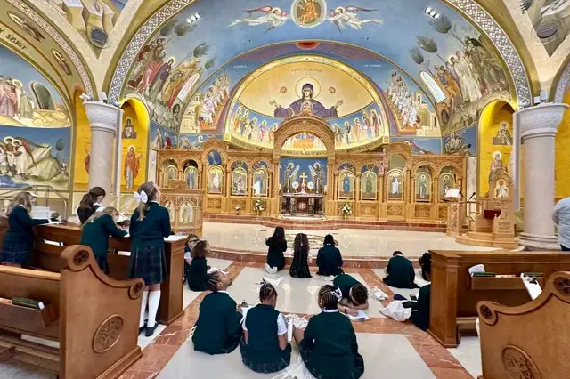 3rd grade in Greek orthodox church