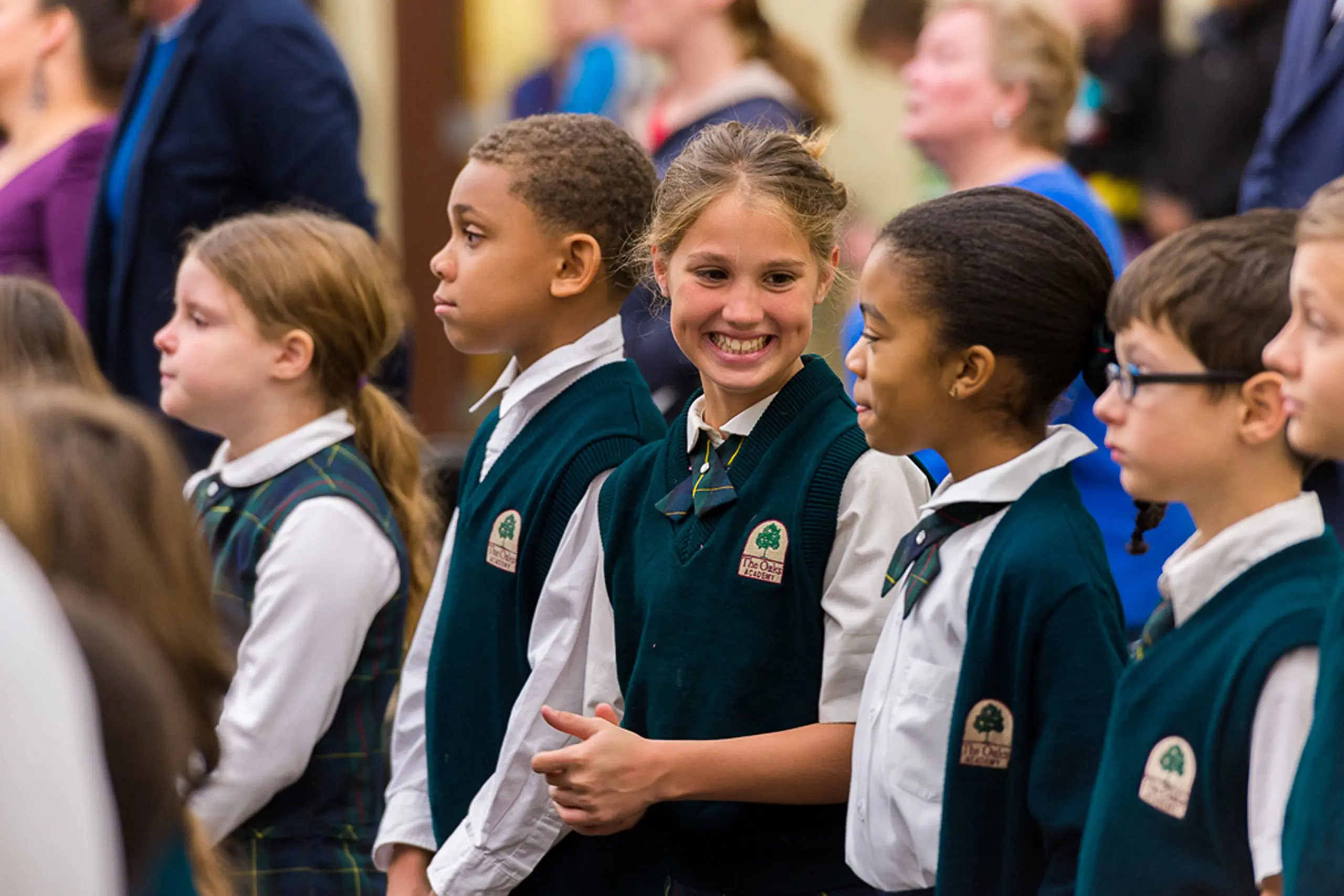 Middle School Girls during Lauds